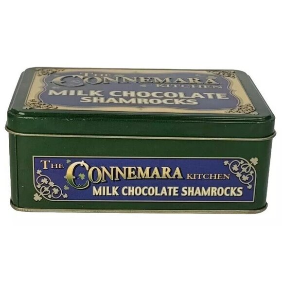 The Connemara Kitchen Chocolate Milk Shamrocks Collectors Empty Tin - Picture 6 of 11